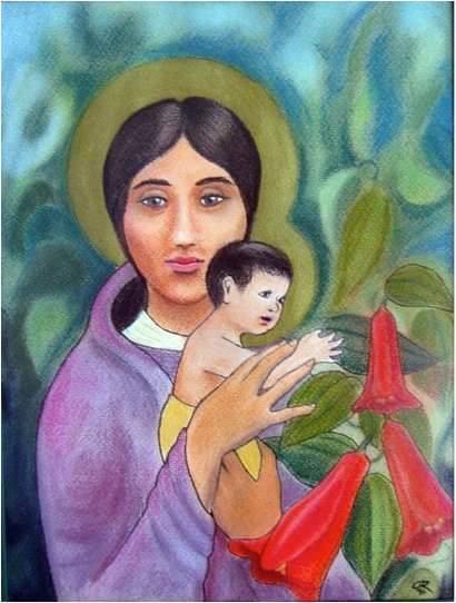 Virgen Maria mapuche